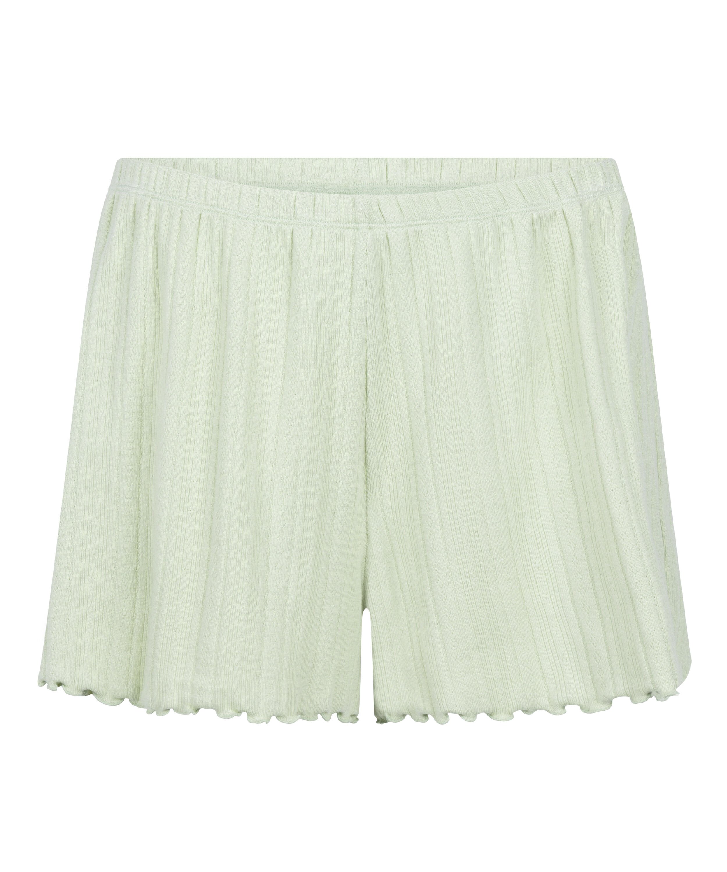 Short Pointelle, Green