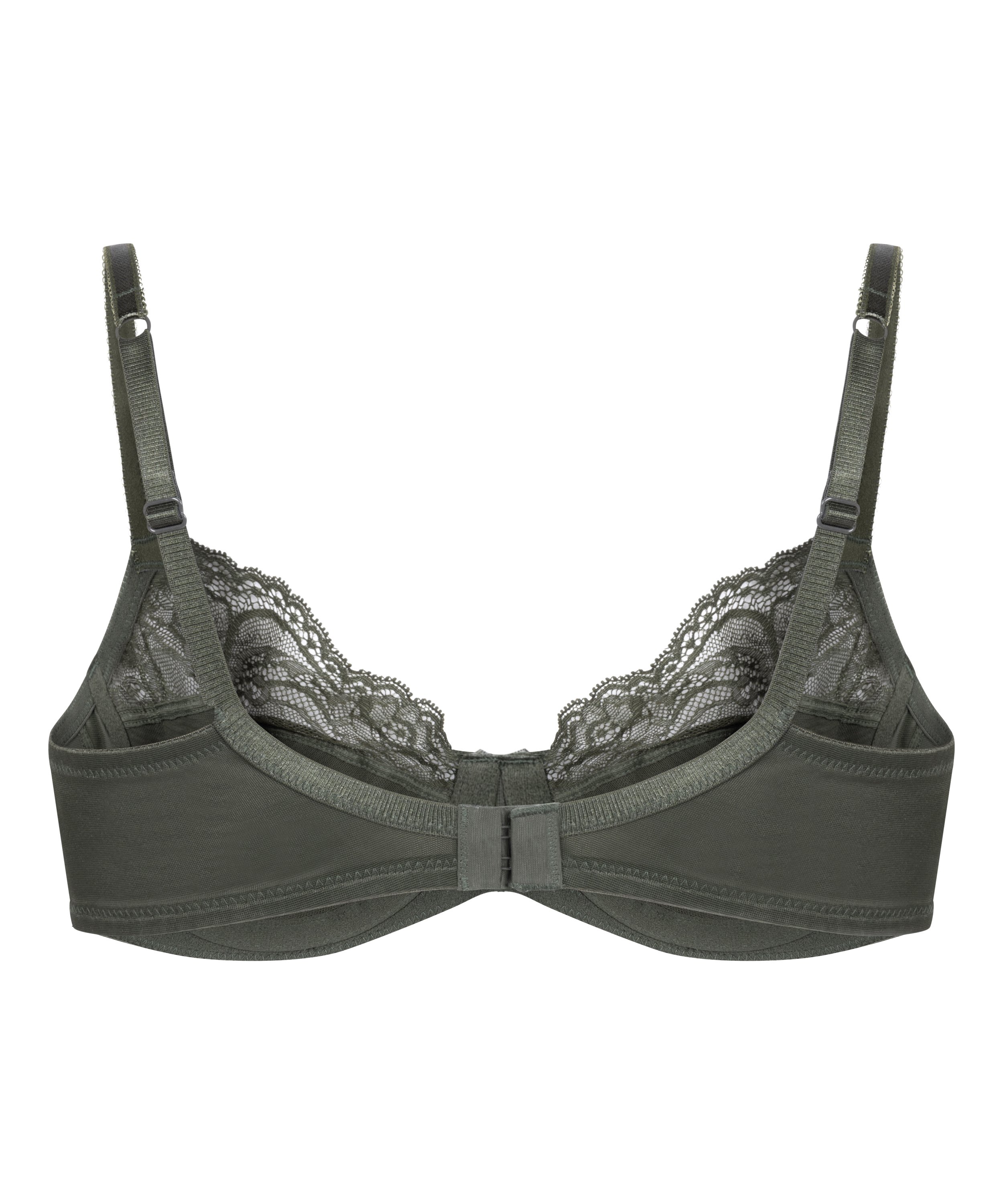 Sophie Non-Padded Underwired Bra, Green, main