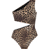 Amalia One Shoulder Bathingsuit, Brown