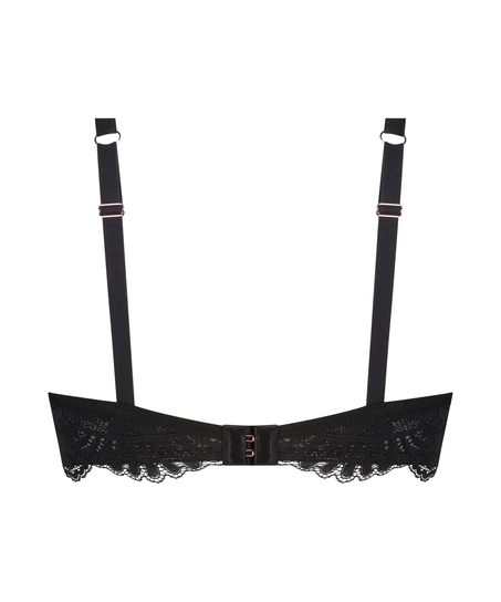 Antonia Padded Underwired Bra, Black