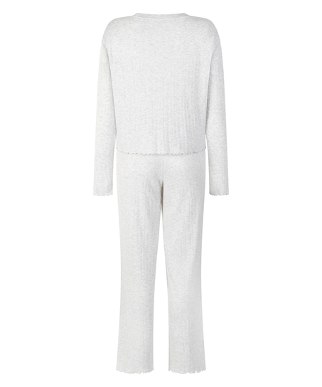 Pajama Set, Beige