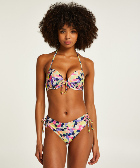 Hawaii Padded Push-Up Bikini-Top, White