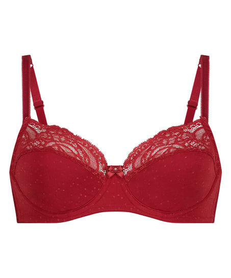 Sophie Non-Padded Underwired Bra, Red