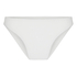 Highleg Bikini Bottom Crinkle, White