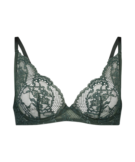 Reeva Non-Padded Underwired Bra, Green