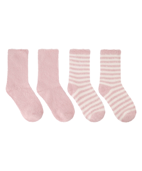 2 pairs of socks, Pink
