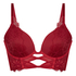 Marianna Push-Up Longline Bra, Red