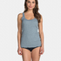 Top rib Cami lace, Gray