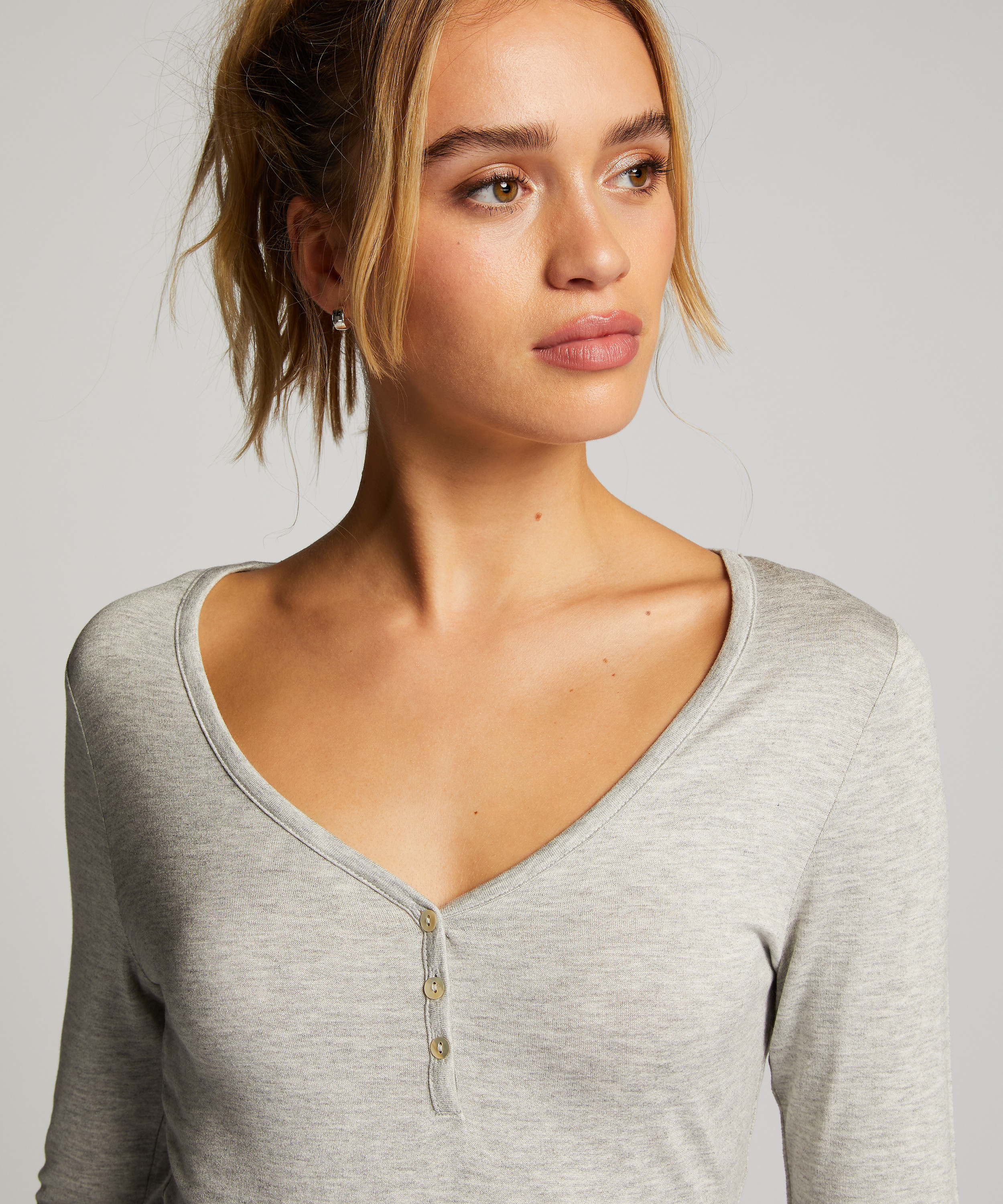 Pajama Set, Gray, main