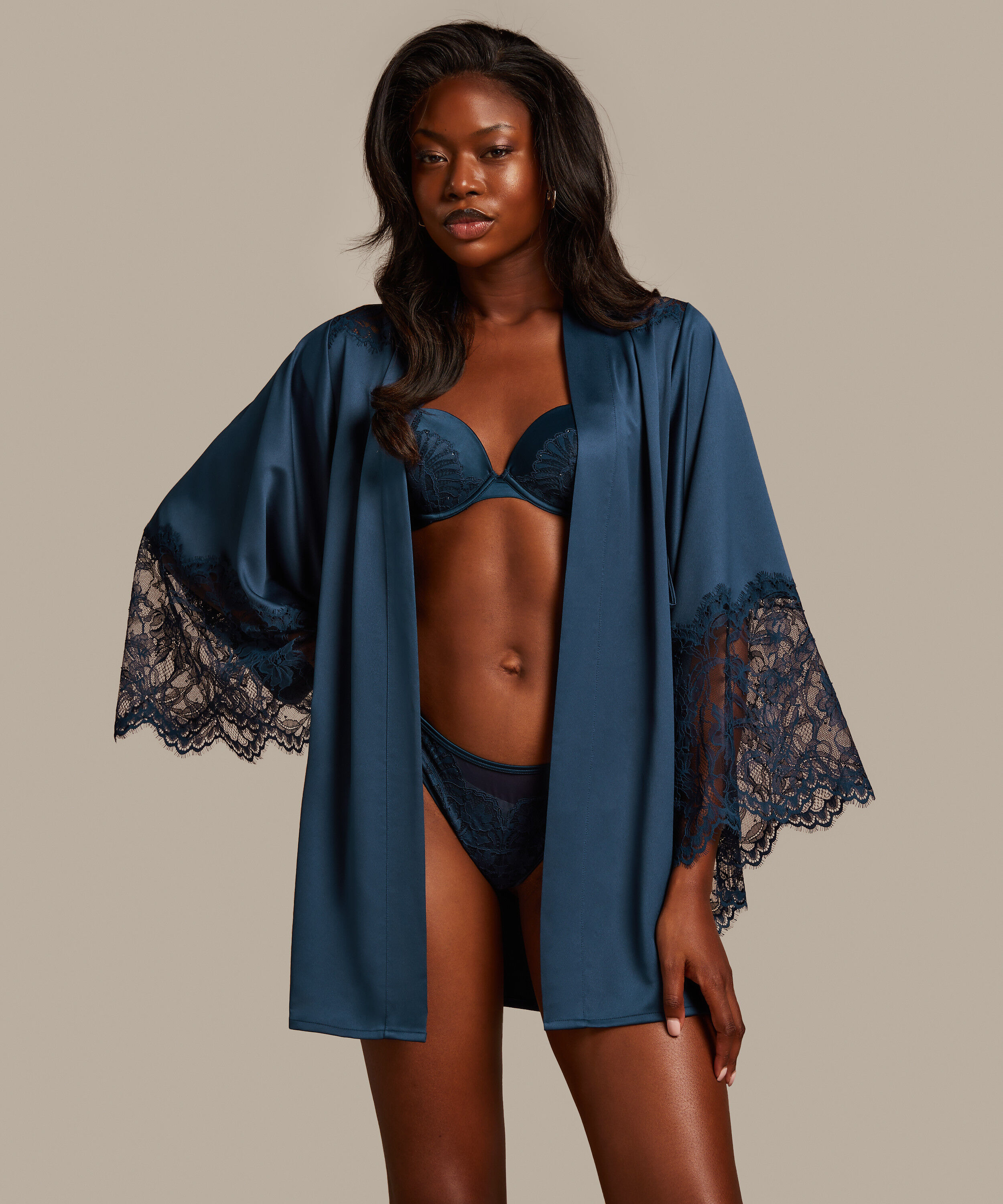Sophia Kimono, Blue