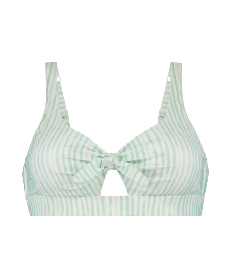 Non-padded bikini top Julia, Green