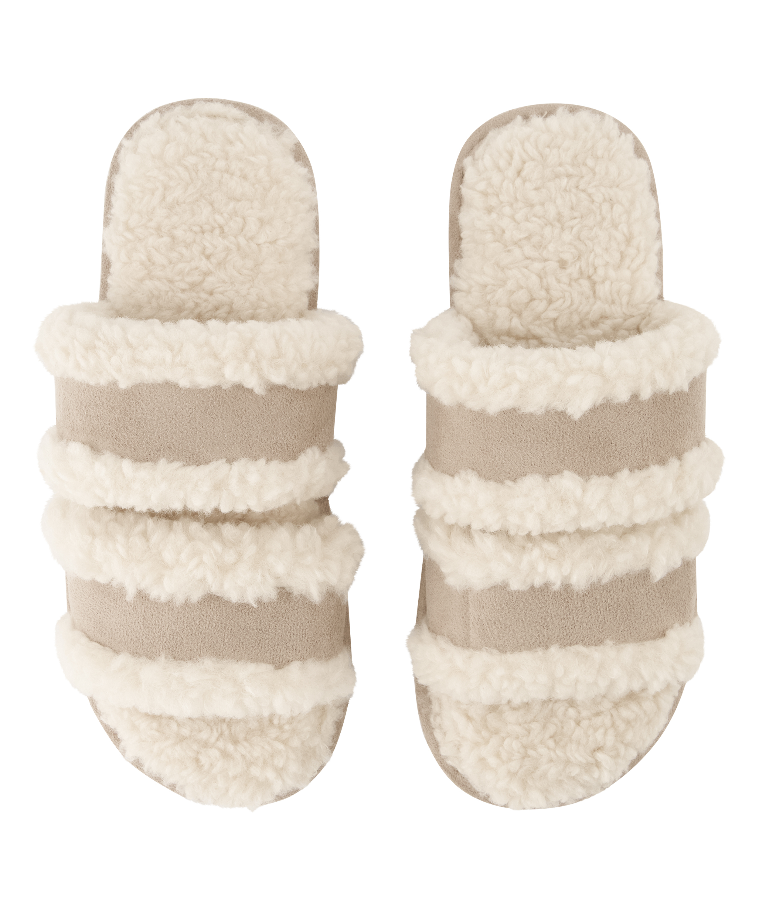 Double Strap Lady Slippers, White, main