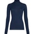 super soft Turtleneck shirt with Cashmere, Blue