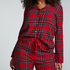 Twill pyjama set, Red
