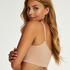 Seamless strappy top, Beige