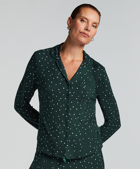 Essential Jersey Long-Sleeved Jacket, Green