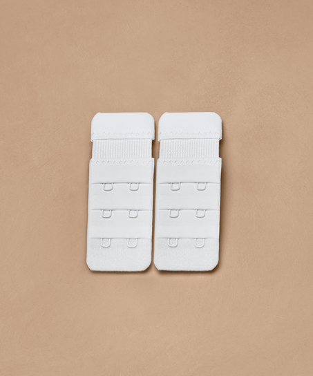 2-Pack Bra Extenders, White