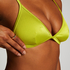 Luna Triangle Bikini Top, Green