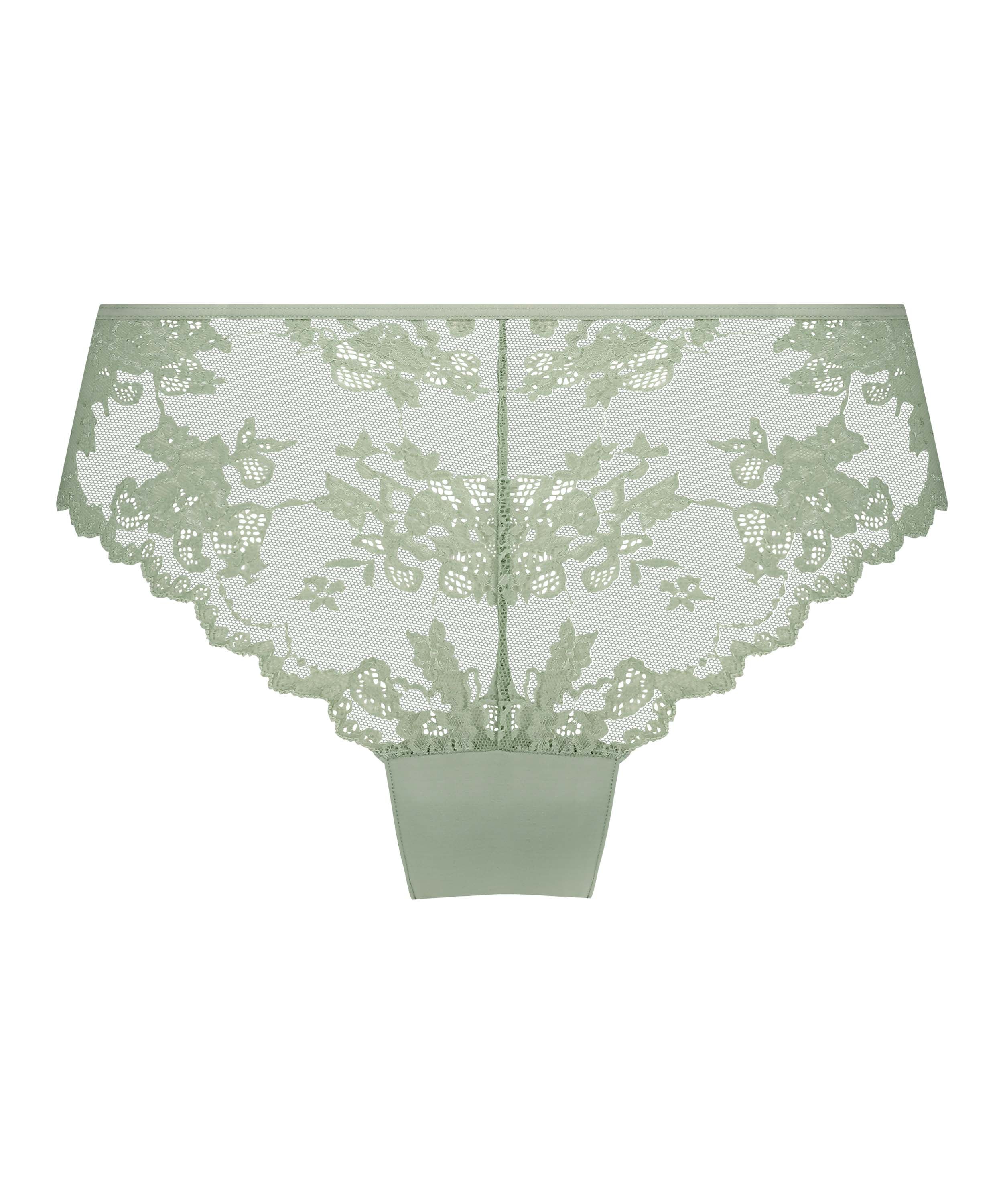 Invisible Lace Back Brazilian, Green, main