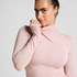 super soft Turtleneck Shirt with Cashmere, Pink