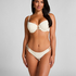 Crochet Bikini Top, White