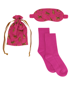 Lola Leopard Giftset, Pink