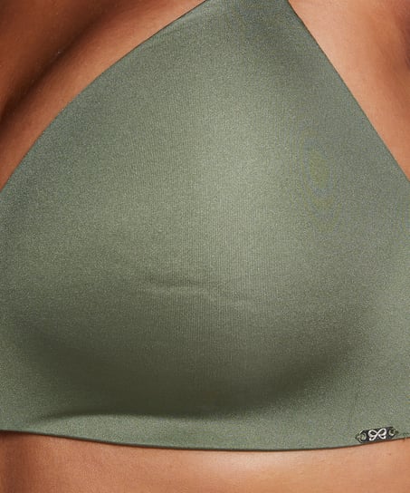 Mona padded non-underwired bra, Green