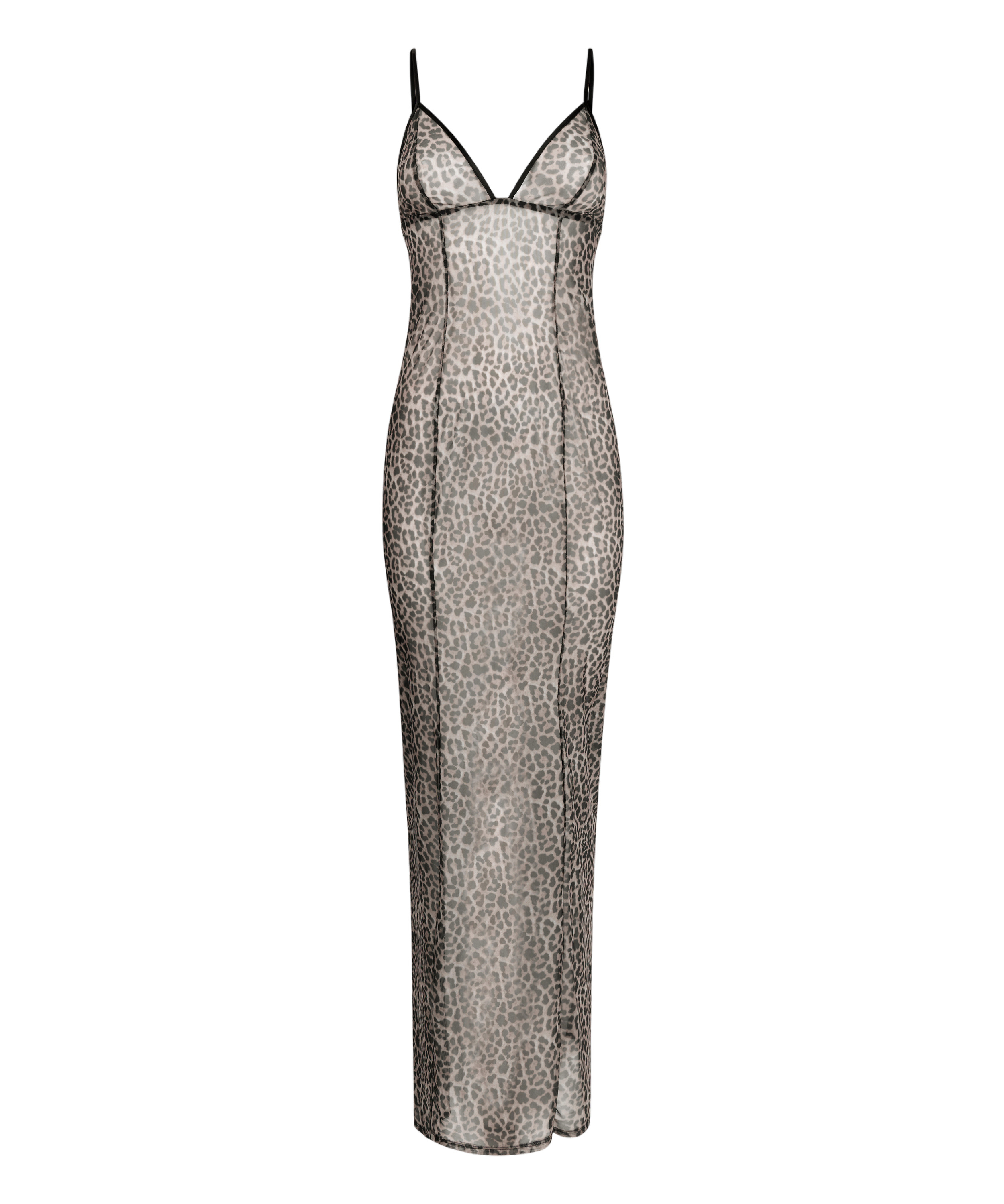 Maxime Slip dress, Black, main