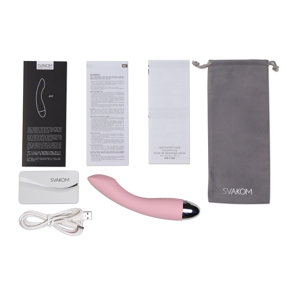 Svakom - Amy G-Spot Vibrator, Pink, main