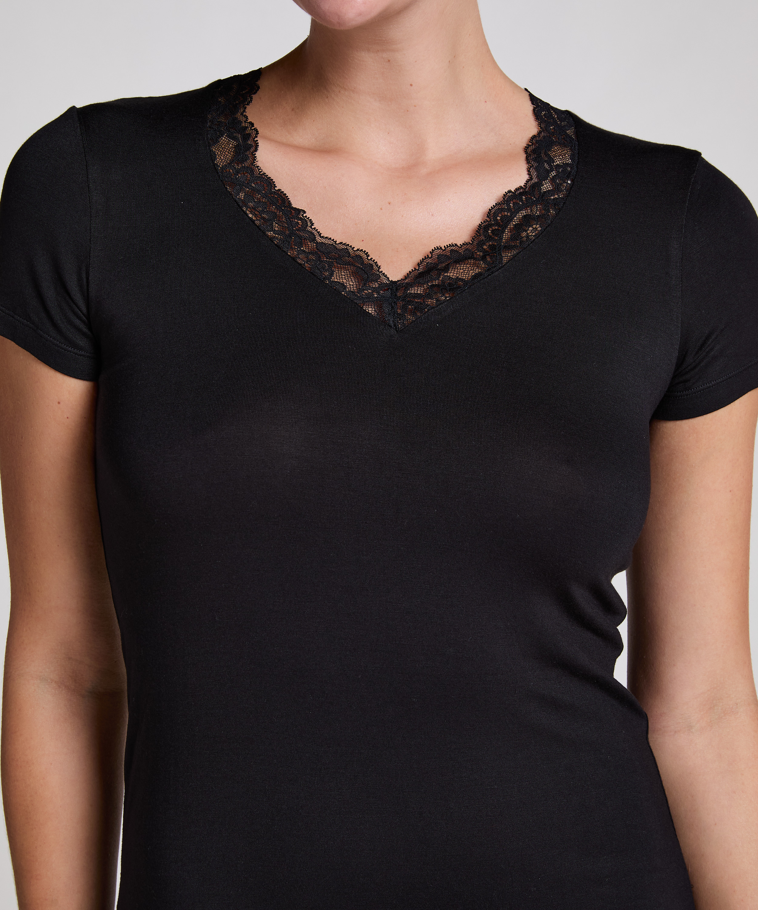 Nightshirt Jersey, Black, main