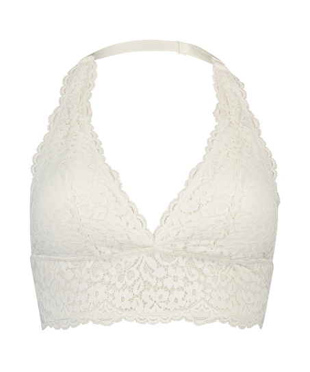 Rose Bralette, White