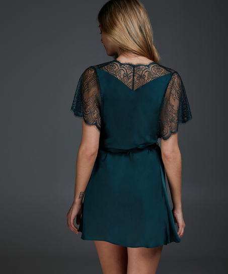 Cap Sleeve Kimono, Green