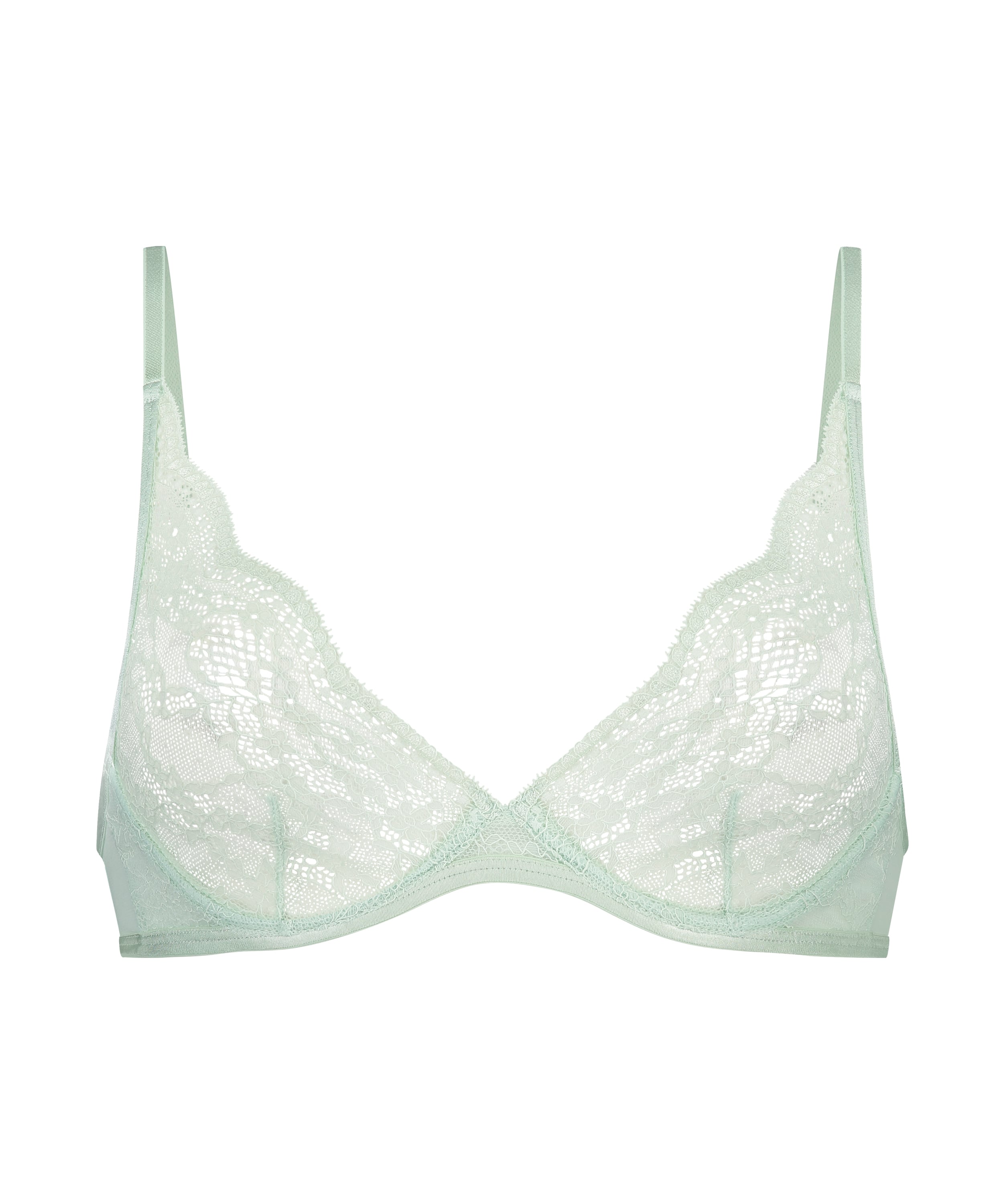 Isabelle Non-Padded Underwired Bra, Green, main