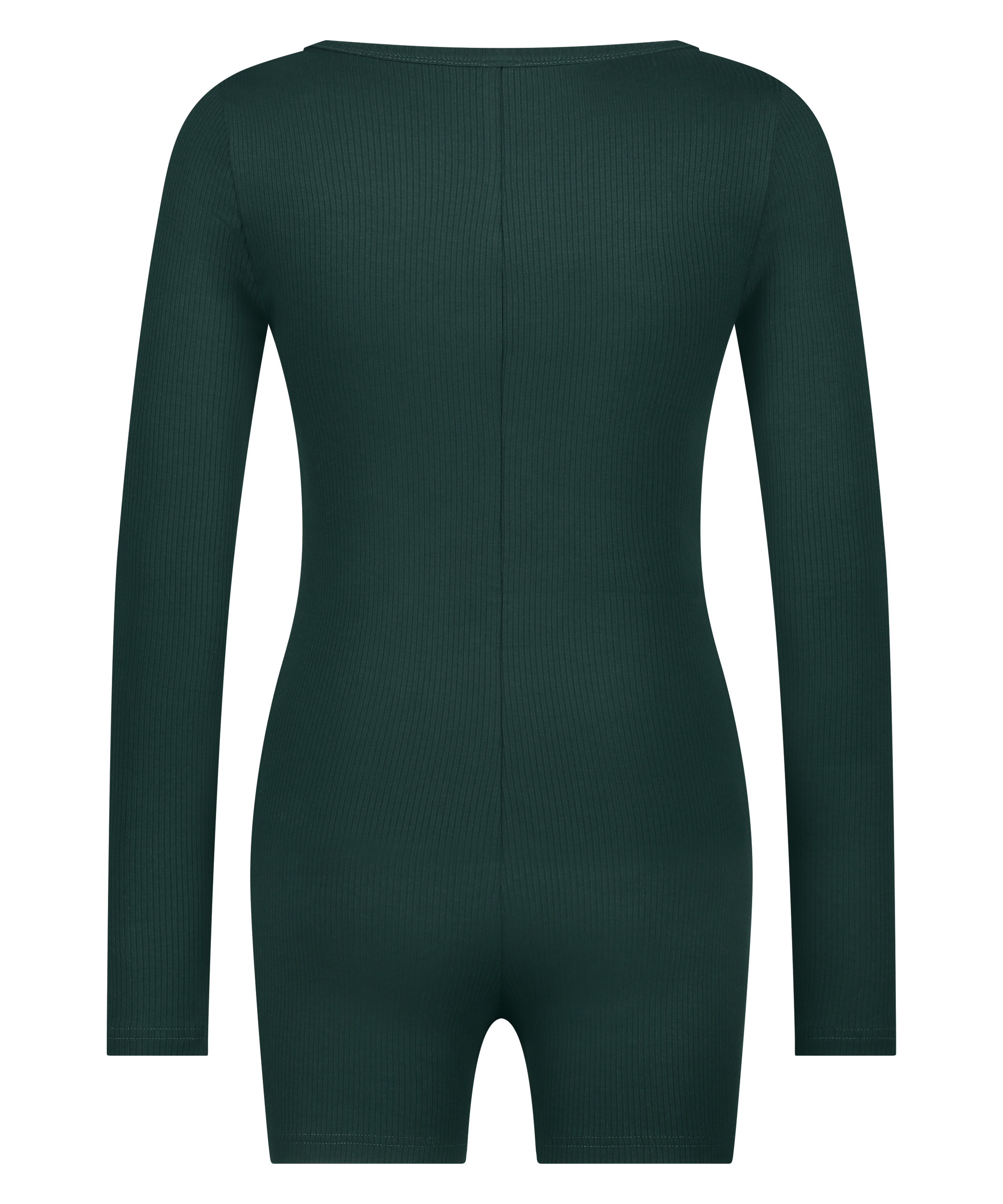 Brushed Short Onesie, Green, main