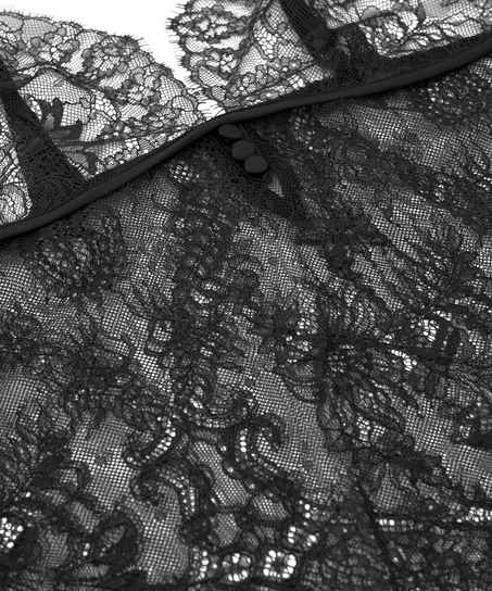 Delphine Lace Cami, Black