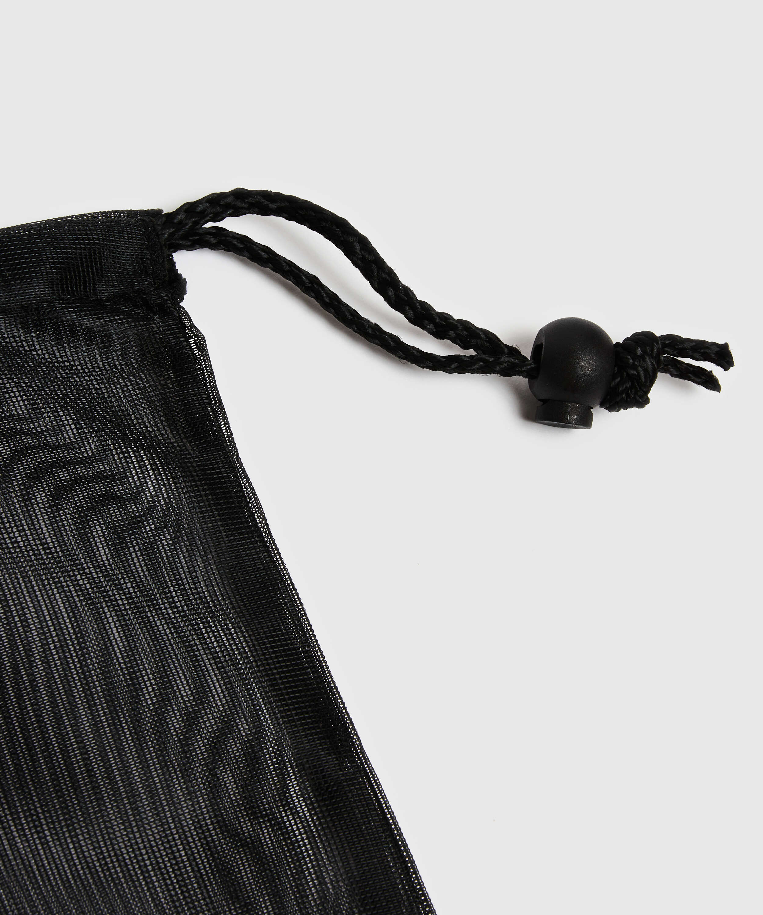 Hosiery bag drawstring, Black, main