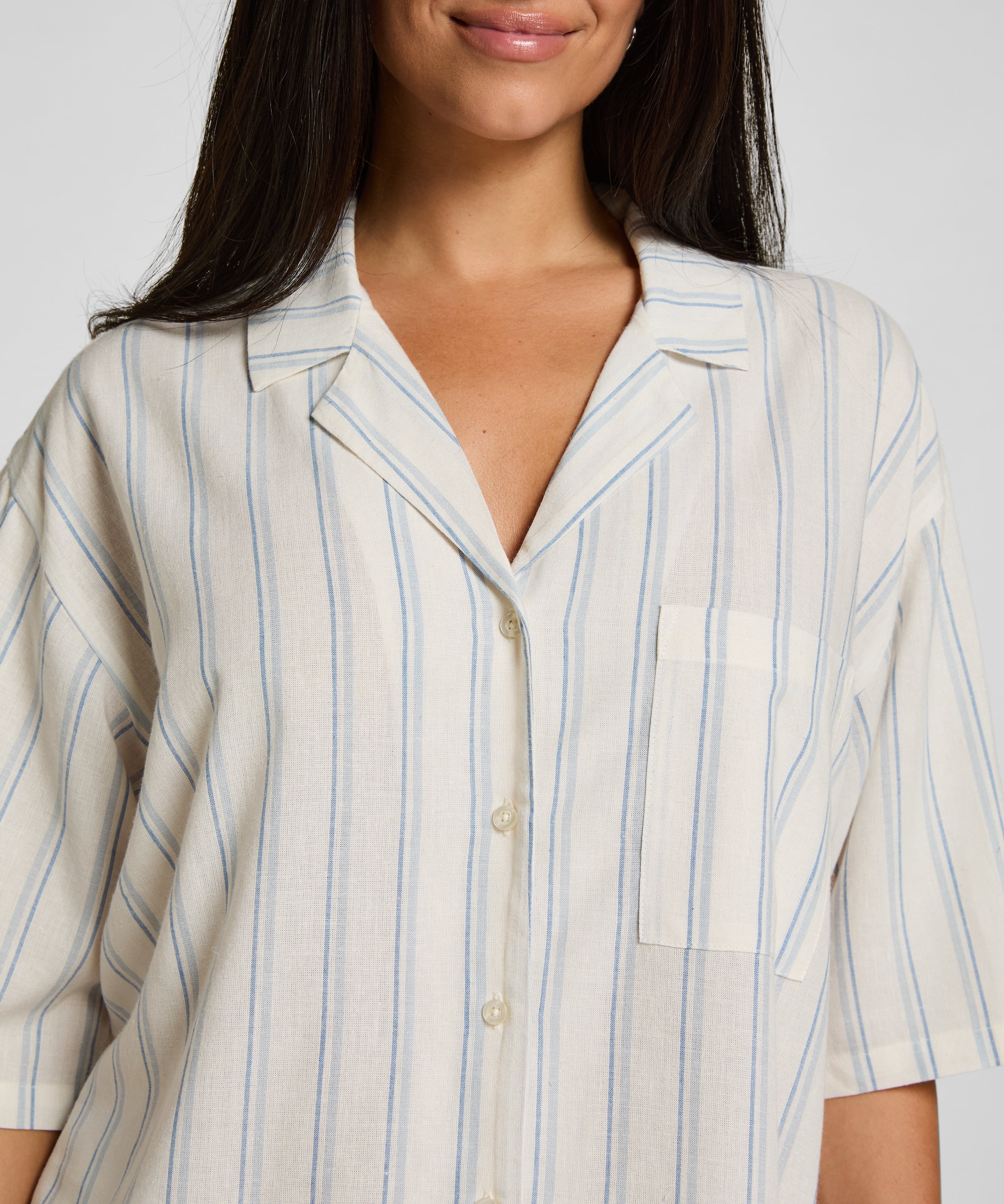 Jacket Linen, White, main