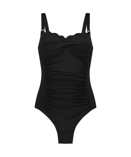Bathingsuit Scallop, Black
