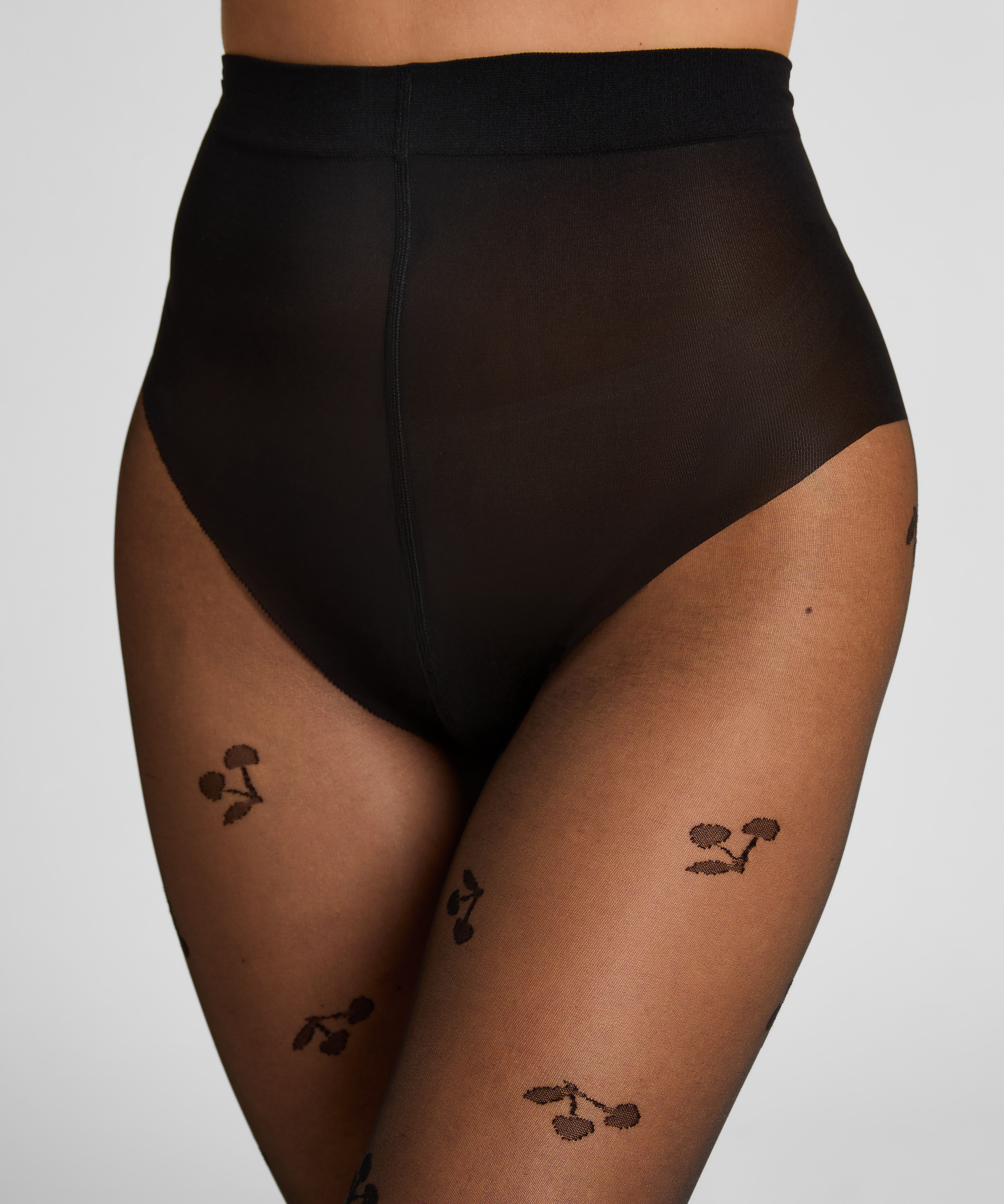 Tights 15 Denier print, Black, main