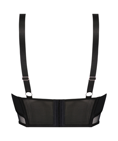 Love Me Mesh Corset Top, Black