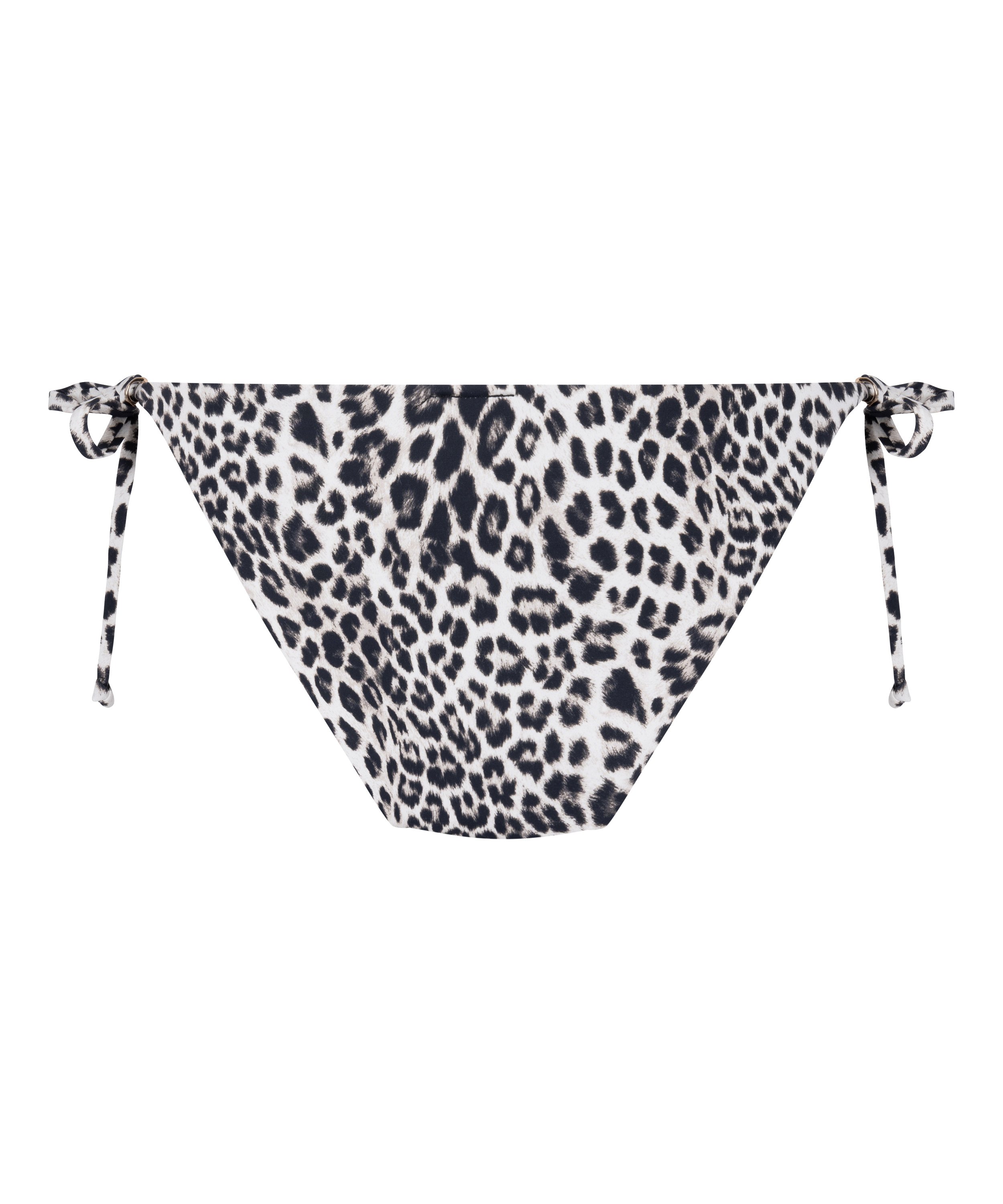 Cheeky Bikini Bottom Leopard, Black, main