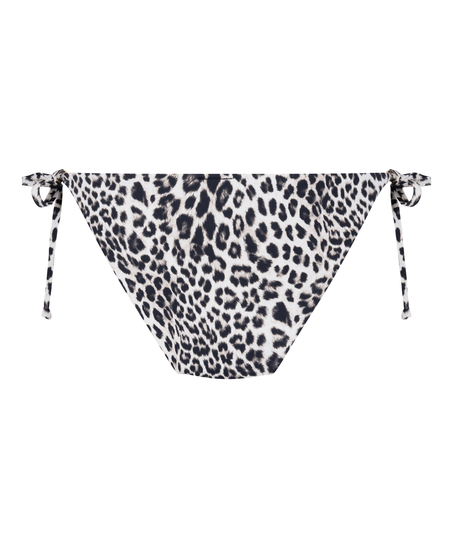 Cheeky Bikini Bottom Leopard, Black
