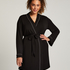 Short Jersey Robe Essentials, Black