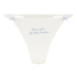 Thong Carol, White