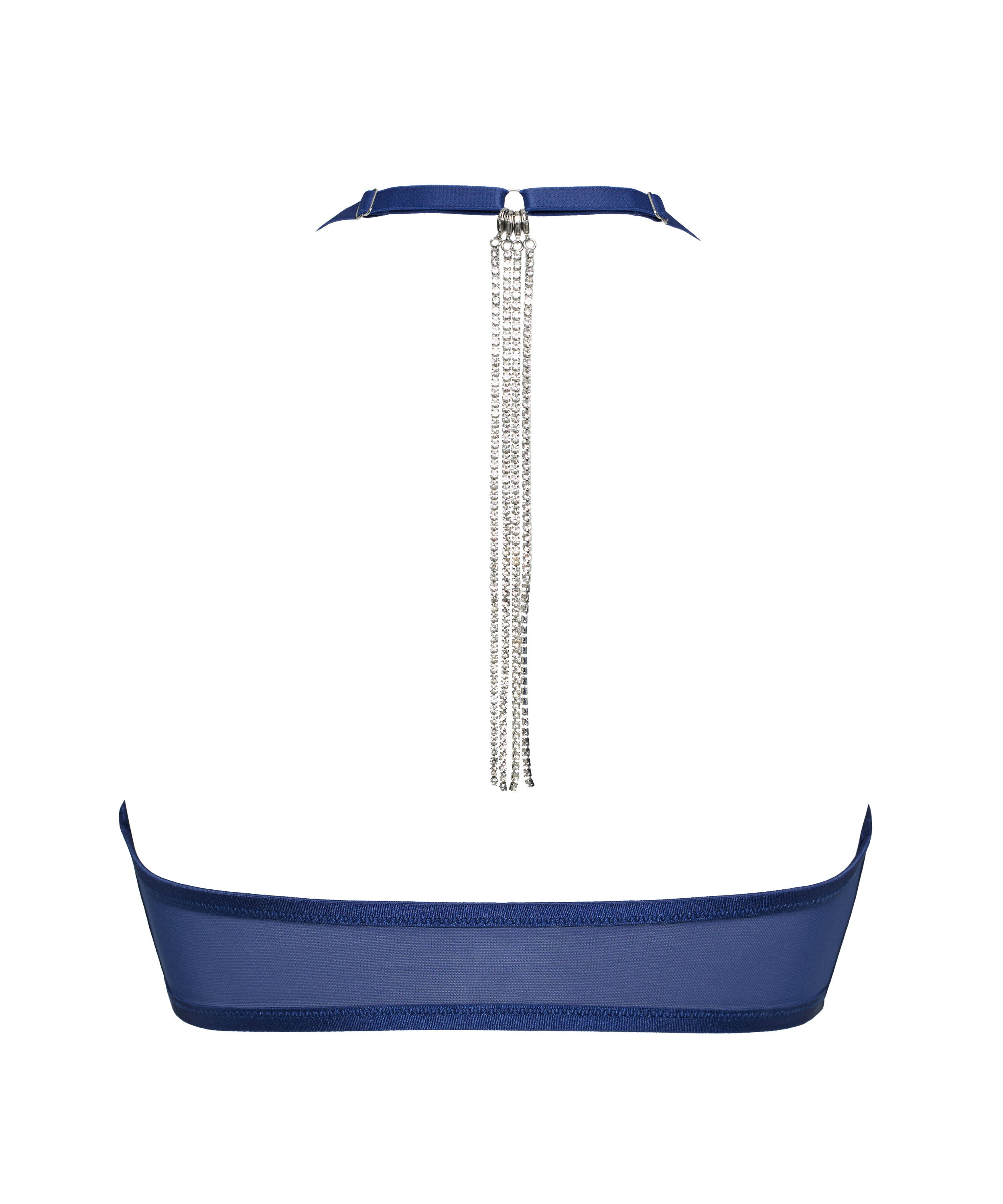 Mabel Non-Padded Underwired Bra, Blue, main