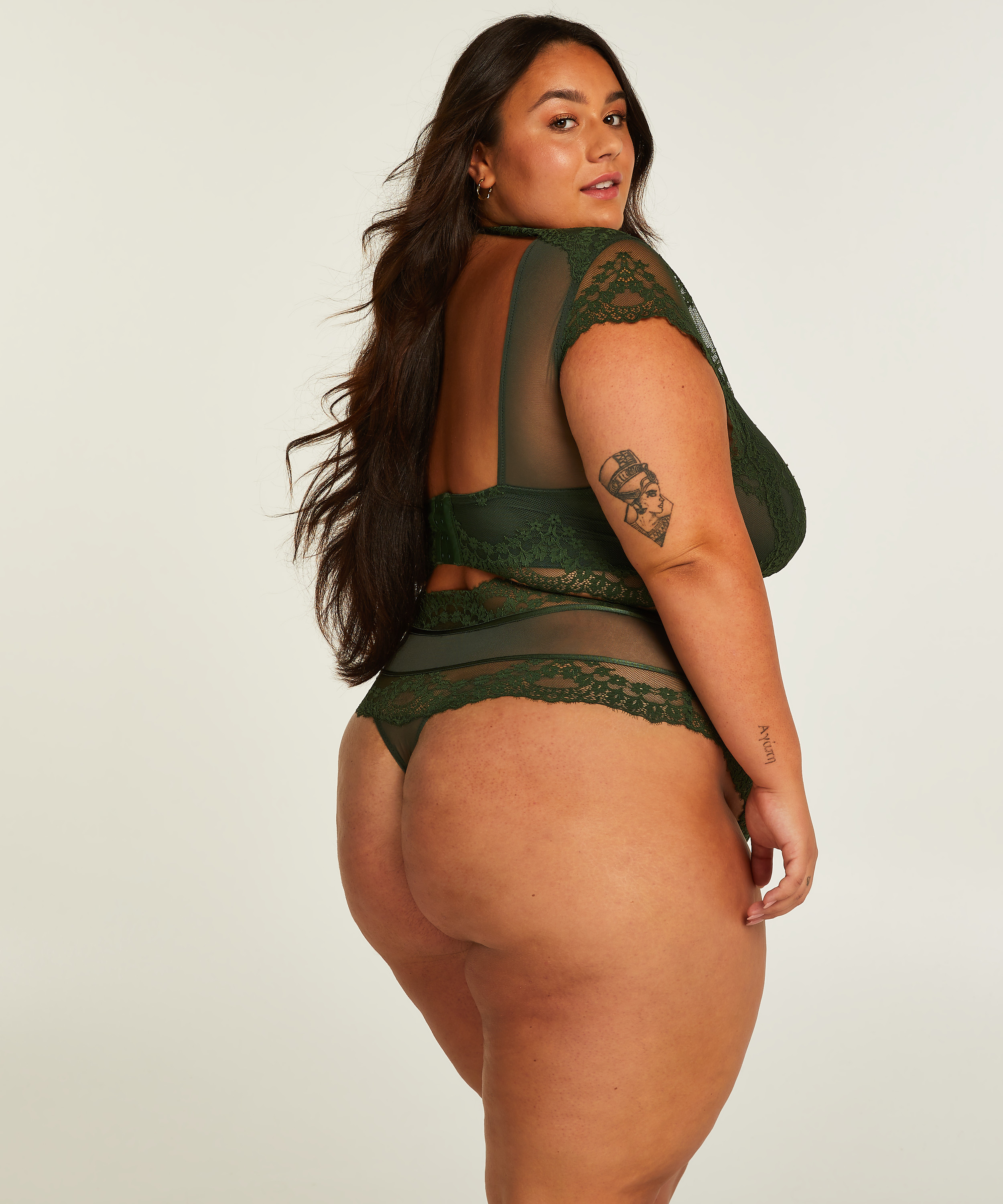 High thong Marie, Green, main