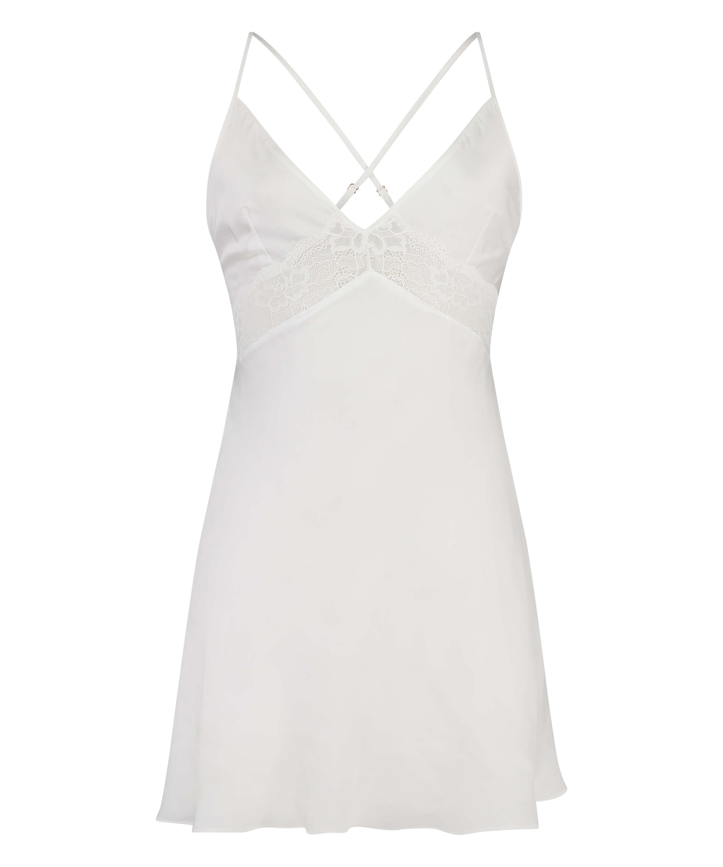 Nina Slip Dress, White, main