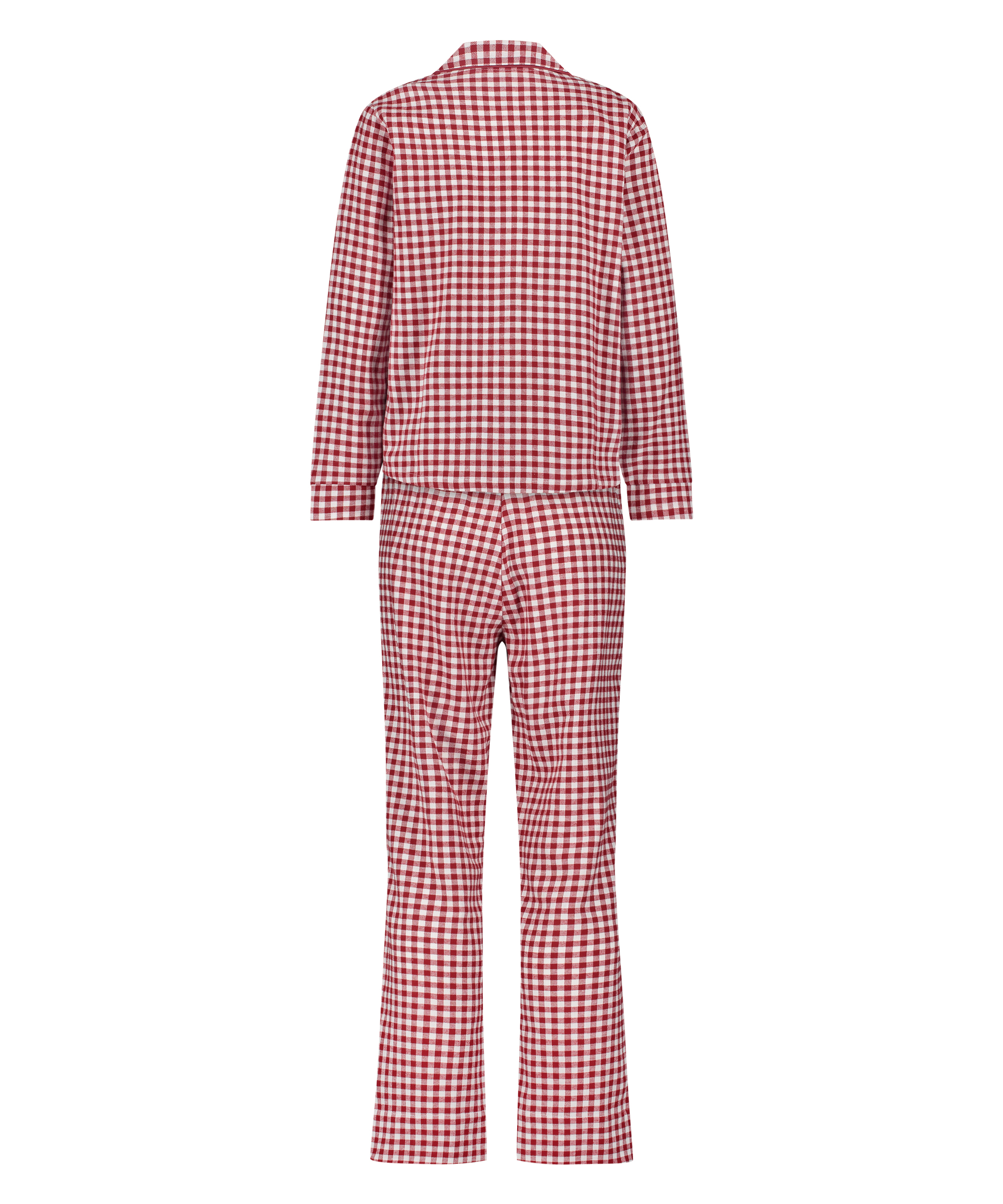 Flannel Pyjama Set, Red, main