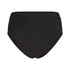 Luna High-Waisted Shaping Cheeky Bikini Bottoms, Black