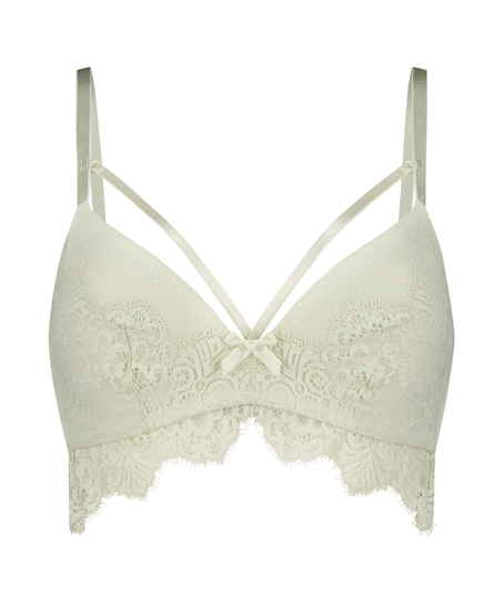 Marilee Padded Longline Non-Underwired Bra, Green